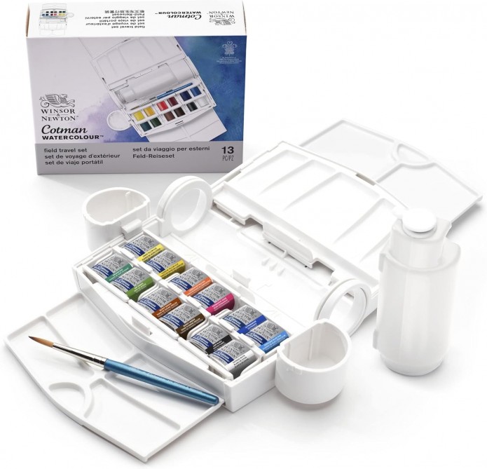 Caja de acuarela de Campo Winsor & Newton