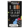 4ARTIST MARKER Set colores Metálicos