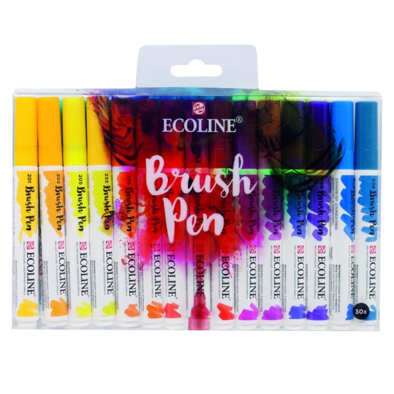 Set 10 Rotuladores Lettering Ecoline