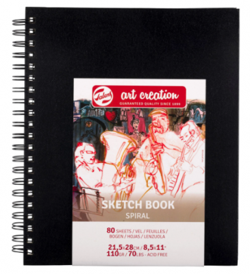 Sketchbook Art Creation con espiral de 21,5x28 cm