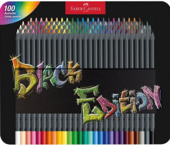 CAJA DE 100 LÁPICES BLACK EDITION FABER CASTELL