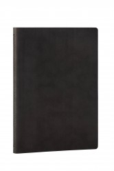 Libreta cosida y de tapa flexible Negro