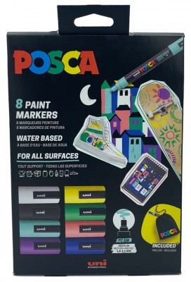 Set 8 rotuladores Posca PC-5M