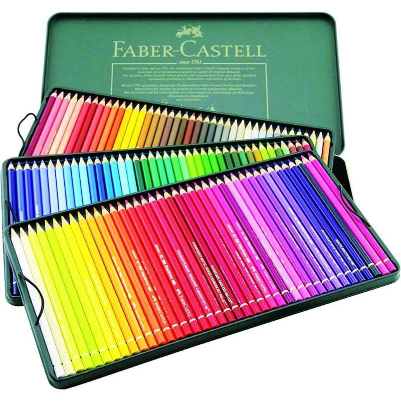 Caja 120 lápices Faber Castell Polychromos