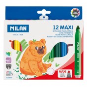 Rotuladores Milan Maxi Caja 12 colores