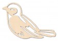 Pajaro de Madera Stamperia KLS187