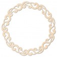 Circulo Decorativo de Madera Stamperia KLS195